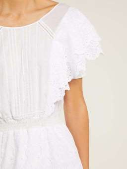 Sir The Label Gabriel Low Back Mini In White Size AU 8