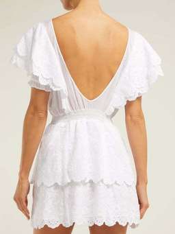 SIR The Label Gabriel Low Back Mini in White size 8