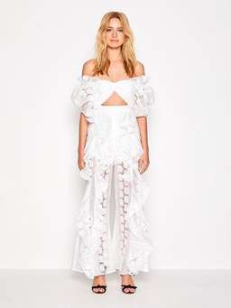 ALICE MCCALL | Dreamboat Top and Seashells Pant in Porcelain White | Size 6 for rent on The Volte - image 5
