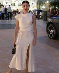 Bec & Bridge | Piper Asym Midi Dress in Ivory | Size 14 for rent on The Volte - image 5