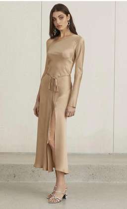 One shoulder classic dress