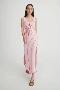 Hansen & Gretel Kehlani Dress Pink Size 6  for rent on The Volte - image 1