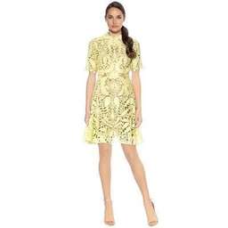 Thurley Dandelion Lace Dress yellow size 10