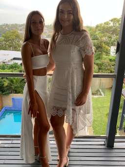 Love Honour lace dress white size 14  for rent on The Volte - image 2