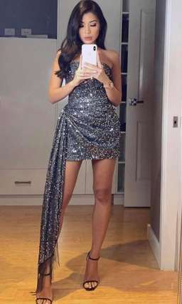 Eliya the Label Rozalia Dress Silver Size XS for rent on The Volte - image 4