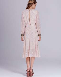 We are Kindred Luella Leaf Dress Ballet Pink Size 10