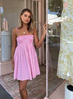 Steele Ayanna Dress Quartz Check Size XS for rent on The Volte - image 6