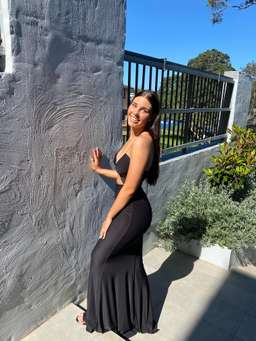 Natalie Rolt Cher Gown Black Size 8 for rent on The Volte - image 1