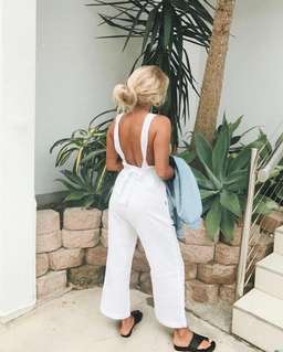 Posse The Isobel Jumpsuit White Size 8/Small