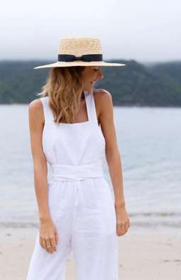 Posse The Isobel Jumpsuit White Size 8/Small