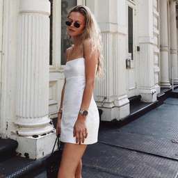 Realisation Par the Christy mini dress in Ivory