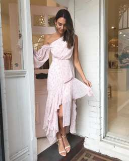 Acler aurora dress pink size 8