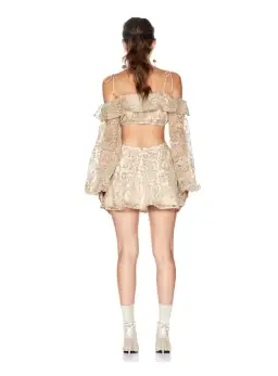 Sofia The Label Golden Hour Dress Gold Size 6 for rent on The Volte - image 2