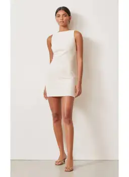 Bec & Bridge Raphaela Mini Dress Vanilla Bean Size 6  for rent on The Volte - image 1