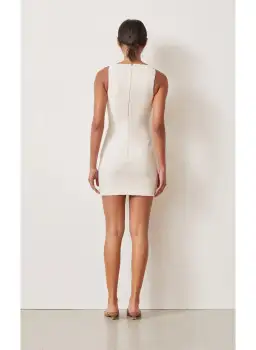 Bec & Bridge Raphaela Mini Dress Vanilla Bean Size 6  for rent on The Volte - image 3