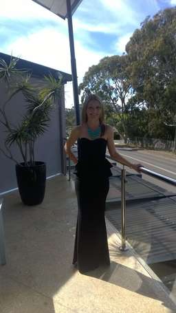 Sheike Black Formal Dress Size 6 for rent on The Volte - image 1