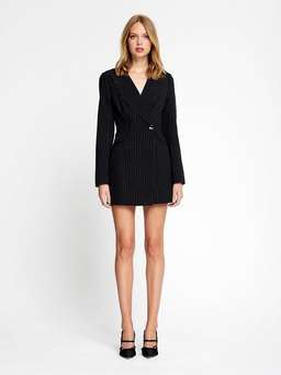 ALICE MCCALL | Heights Jacket Blazer Dress in Black | Size 6 for rent on The Volte - image 2