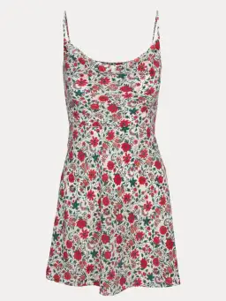 Realisation Par The Montague Mini Dress White Batik Floral Size XXS / AU 4 for rent on The Volte - image 7