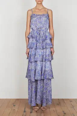 Shona Joy Garner Cami Maxi Dress Floral Print Size 8