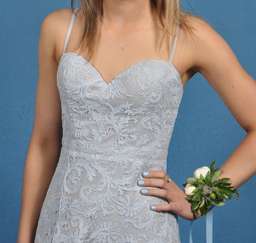 Page Bustier Lace Gown 