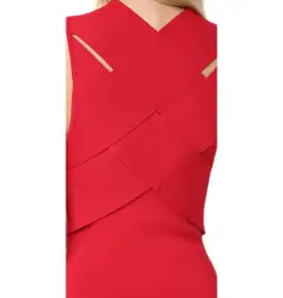 Dion Lee Bandage Back Fitted Dress Red Size AU 6 for rent on The Volte - image 2