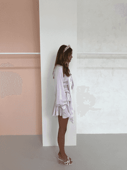 Acler Doheny Mini Dress in Blush Size 6 for rent on The Volte - image 4