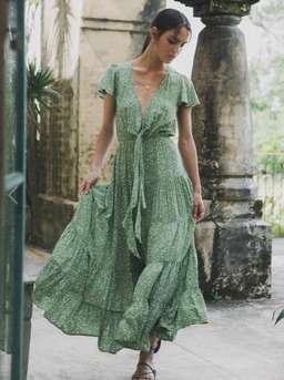 Kivari Lucia Ditsy Tie Maxi sz XS for rent on The Volte - image 2