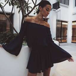 Steele Messiah Dress In Indigo Navy Size AU 6 for rent on The Volte - image 5