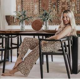 Faithfull The Brand Elsa Jumpsuit Mila Animal Print size  for rent on The Volte - image 3