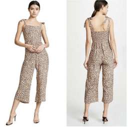 Faithfull The Brand Elsa Jumpsuit Mila Animal Print size  for rent on The Volte - image 1