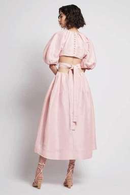 Mimosa Cutout Midi Dress