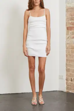 Bec & Bridge Hey Baby Mini Dress White Size 6