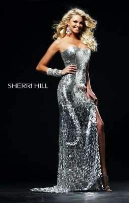 Sherri Hill Strapless Gown