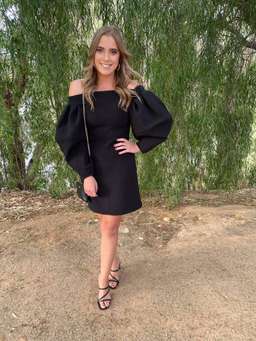 Camilla and Marc Luther Mini Dress Black Size 8 for rent on The Volte - image 1