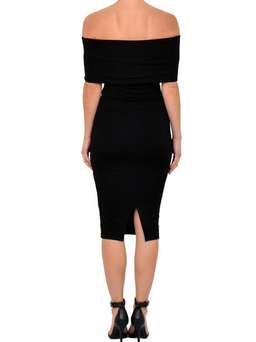 Mossman The Bare Shoulder Dress in Burgundy Size 6