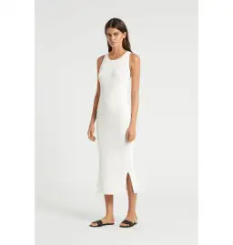 Sir The Label Marcelle Open Back Midi Dress White Size 0 / AU 6