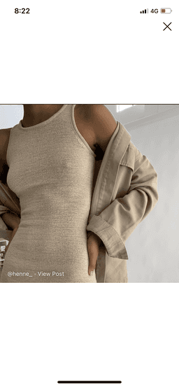 HENNE AGNES MIDI IN NUDE SIZE 6 for rent on The Volte - image 3