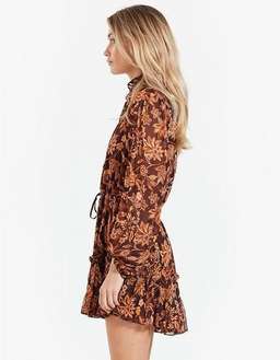 Shona Joy Angelita Drawstring Mini Dress Size 10 for rent on The Volte - image 2