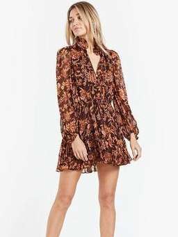 Shona Joy Angelita Drawstring Mini Dress Size 10 for rent on The Volte - image 1