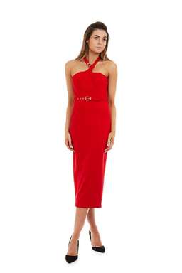 Georgy Collection Athena Dress Red Size M 
