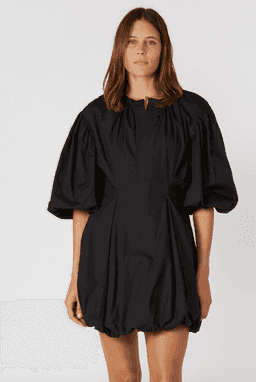 BASSIKE gathered balloon dress