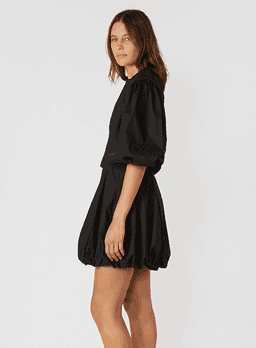 BASSIKE gathered balloon dress