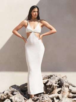 Cult Gaia Serita Dress Off White Size 6 for rent on The Volte - image 5