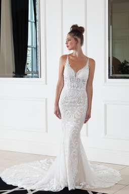 Gia wedding gown size 10 for rent on The Volte - image 3