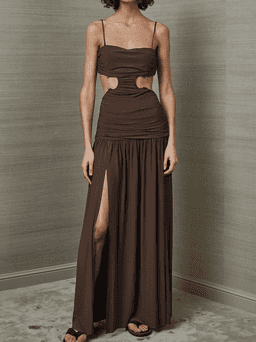 Bec & Bridge Minx Midi Dress Copper Size 8 