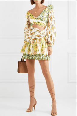 Zimmermann - Golden Surfer Dress Size 8