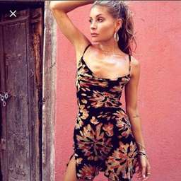 Rat & Boa Soleil Dress Black Print Size 8 for rent on The Volte - image 3