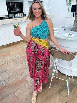 Zimmermann Lulu Asymmetric Ruched Dress Size 6  for rent on The Volte - image 1