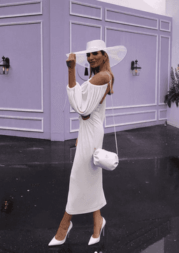 Dion Lee Viscose Jersey Gather Dress Size 8