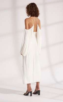 Dion Lee Viscose Jersey Gather Dress Size 8